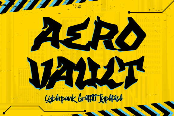 Aero Vault Display Font for Web and Digital Product Design