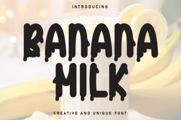 Banana Milk: A Display Font for Modern Web Design