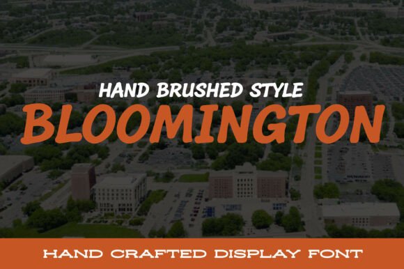 Bloomington: A Bold Display Font for Digital Design