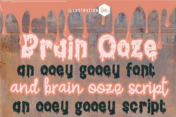 Brain Ooze Duo: A Display Font for Bold Web Design