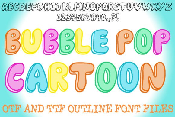 Bubble Pop Cartoon: A Font That Brings Joy to Editorial Design