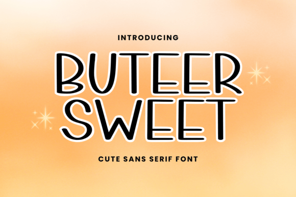 Buteer Sweet Font: A Handwritten Touch for Branding