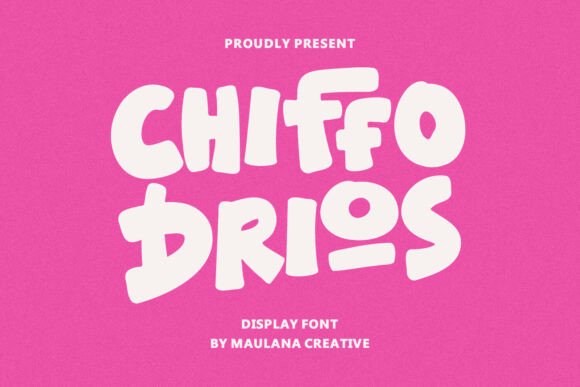 Chiffo Drios: A Bold Font for a Strong Brand