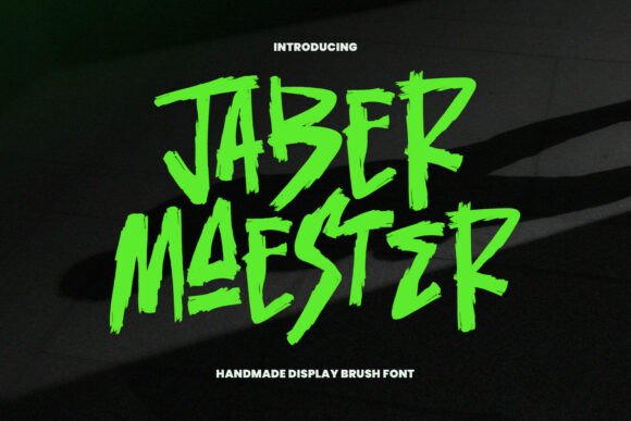 Jaber Maester: The Display Font That Commands Attention