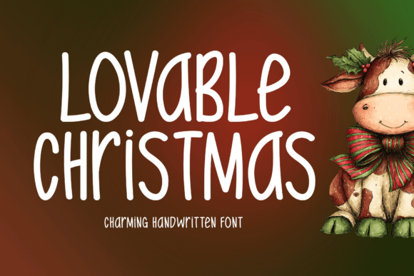 Lovable Christmas: A Festive Font for Holiday Branding