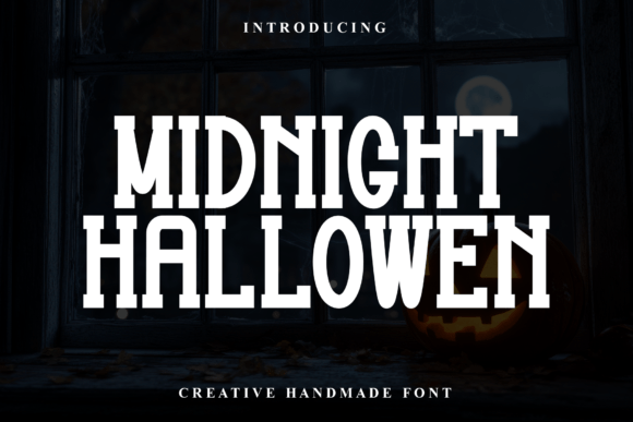 Midnight Hallowen: A Display Font for Web Design and Branding