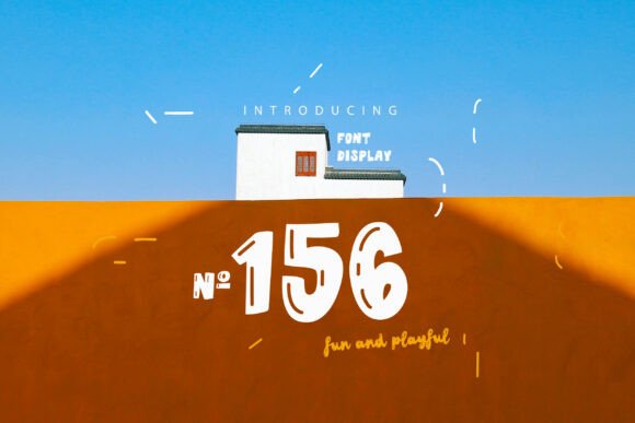 No. 156: A Bold Display Font for Crafters and Designers
