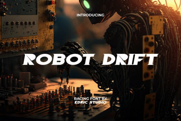 Robot Drift: A Dynamic Font for Web Design and Branding