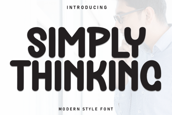 Simply Thinking: A Font for Crafters Who Value Simplicity and Style