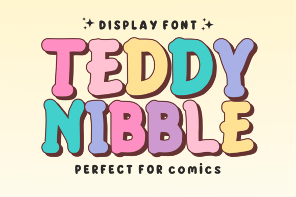 Teddy Nibble Review: A Display Font for Cozy Campaign Visuals