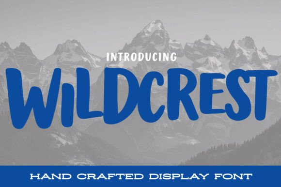 Wildcrest: A Display Font Built for Bold Campaigns