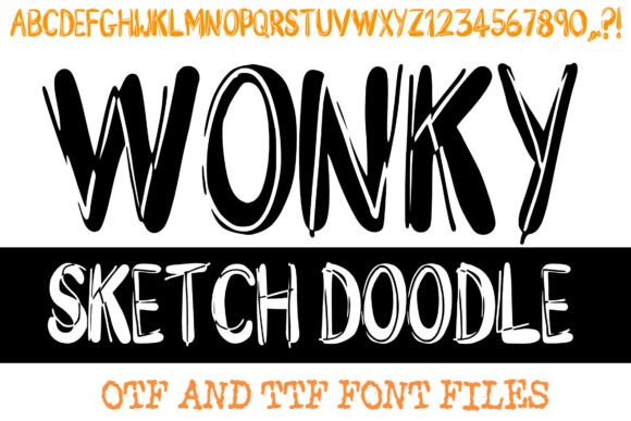 Wonky Sketch Doodle: A Font That Speaks Volume in Your Campaigns